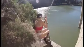 CLIFF JUMPING AT MATILIJA DAM ( GONE WRONG )