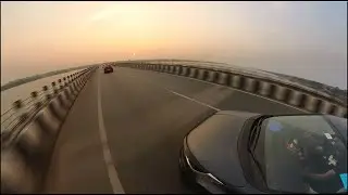 Insta360 Honnavar Sharavati Bridge sunset video -Tata Altroz