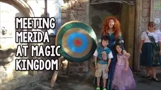 Meeting Merida at Magic Kingdom - Scarlett's Playdate