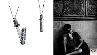 Sterling Silver Name Necklace for Men