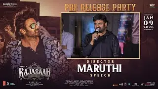 Director Maruthi Speech at The Rajasaab Pre Release Party | Prabhas | Maruthi | TG Vishwa Prasad