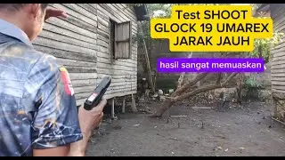 Test Shoot Glock 19 UMAREX Ori Jerman Dengan Jarak Jauh #airgun #glocl