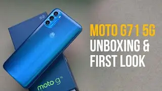 Распаковка и первый взгляд на Moto G71 5G: бюджетный универсал?
