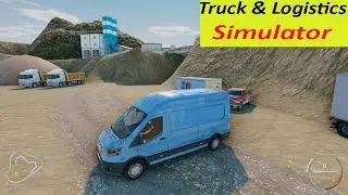 TRUCK & LOGISTICS SIMULATOR [PS5] ANOTHER TRIP TO THE QUARRY in THE TRANSIT VAN