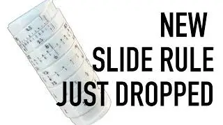 I made a new kind of slide rule: Helical 3D-printable slide rule