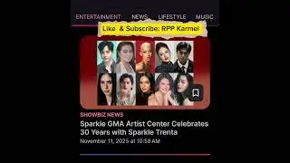 #Sparkle #GMA #Artist Center Celebrates 30 Years with Sparkle Trenta