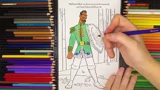 ⚔️💂&zwj;♂️ Mattias from Frozen 2: Brave and Loyal Coloring Time-Lapse ❄️🖍️