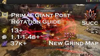 BDO | Primal Giant Post Rotation Guide - 37k+ (L2, Agris on Gehaku) | Succession Maegu 297 Kutum