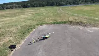 Besuchs-Versuch bei Heliernst mit etwas Fliegen des Align T Rex 550 pro DFC !