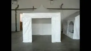 Montaj 3x3 m Pavilion Pliabil Professional Aluminiu 50 mm, fara ferestre, PVC 620 | www.CORTURI24.ro