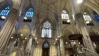 NEW YORK CITY Walking Tour [4K] St Patrick's Cathedral 🕍 NYC