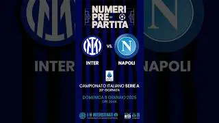 [NUMERI PRE-PARTITA #12] INTER-Napoli