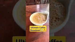 🔥The Ultimate Coffee Showdown! | 🥛 CAPPUCINO VS LATTE | HOT TEA VS COFFEE #trendingshorts