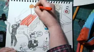 Live Drawing With Pyra: Ep. 4 - More Brainstorming Sketches