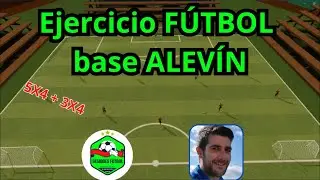 ➡️ Ejercicio FÚTBOL base ALEVÍN