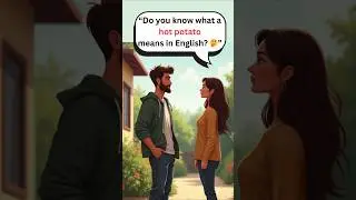 Hot Potato Idiom Explained | Easy English Learning for Beginners #shorts#idoms#englishlearning