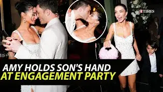 Viral Alert! Amy Jackson, Ed Westwick share romantic photos from engagement bash | एमी जैक्सन