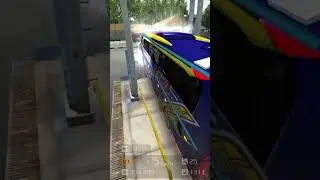 Abis di cuci Hujan- bus draka #bussimulatorindonesia #bus #bussid