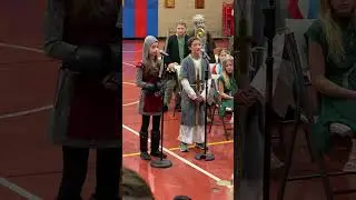 Brandon Jr. Murphy portraying Saint Brendan at St Joan of Arc school