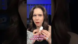 ASMR DOING YOUR MAKEUP IN 30 SECONDS 🚗💨 #shorts #makeup #asmr