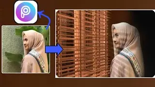 🔴Cara edit foto efek sun blinds || #Piscart