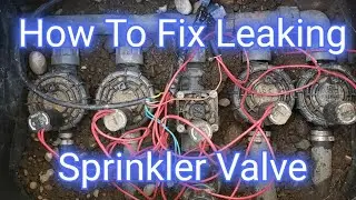 How To Fix A Leaking Hunter PGV Sprinkler Valve Step By Step