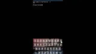 factorial of a number
