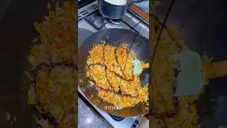 Fried cashew nut & chicken rice #food #cooking #rice #friedrice #chicken