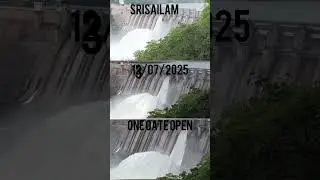 #srisailam #project #gates #open #2025 #trending #ytshorts #explore #video #water