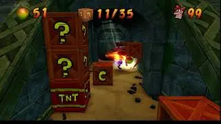 Crash Bandicoot: Boulder Dash (How To Get All Boxes, Clear Gem)