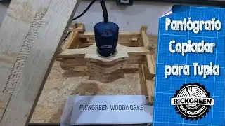 Pantógrafo Copiador para Tupia Laminadora - Wooden Pantograph Router