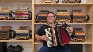 Weltmeister Akkordeon Monte 34 72 B&auml;sse schwarz