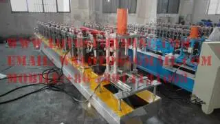 metal roller shutter door guide rails roll forming machine