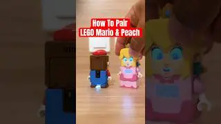 How to Connect Lego Mario And Lego Peach #legomario #legopeach #howto #connect #pair