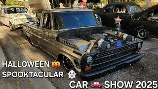 Halloween 🎃 Spooktacular 👻 Car 🚗 Show 2025: 🔥63' Ford Falcon, 68' Ford F100, 70 Pontiac GP🔥