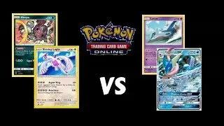 Attacking Hoopa Deck with Buzzwole Hate - Hoopa Shining Lugia vs Latios Greninja GX PTCGO