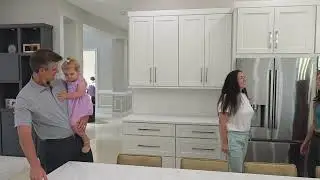 A real kitchen remodel reveal! A real family in Waxhaw sees their kitchen for the first time!