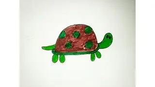 Coloring In tortoise || Short Video
