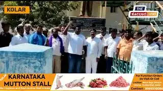 Ambedkar Seva Samithi protest against the Cow Slaughter Bill and Anti Farmers bill in kolar.