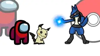 Mini Crewmate Kills Pokemon Characters - Part 3 | Among Us