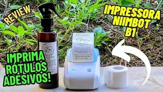 Review Impressora Térmica Niimbot B1: Vale a Pena? (Etiquetas Bluetooth via App)