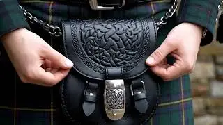Classic Leather Sporrans for Kilts 🖤👜 | #Shorts