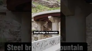 Steel bridge in mountain | Fort Munro mountain in Pakistan #viral #vlog