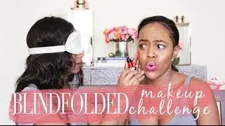 BLINDFOLDED MAKEUP CHALLENGE FT. ANITA! | THIS IS ESS