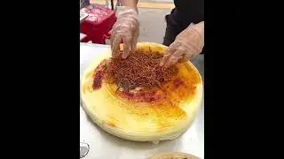 Hot Chicken Flavor Ramen wrapped in Spicy Cold Skin Noodles (Liangpi)   #foodie #streetfood #travel