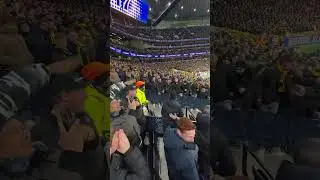 SPURS FANS VS DORTMUND FANS LAST NIGHT UCL #football  #ucl #uefachampionsleague #tottenham #dortmund