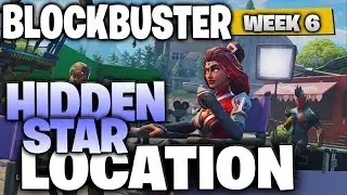 Fortnite Week 6 Blockbuster SECRET Star Location! How To Get 10 Free Battle Stars (Week 6 Star)