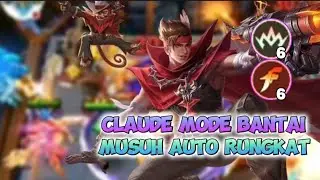 CLAUDE MODE BANTAI BUAT MUSUH PANIK !! MOBILE LEGENDS MAGIC CHESS GO GO