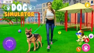 Dogs Games Simulator Gameplay | Realistic Dog Life Simulator | Android Game 2025