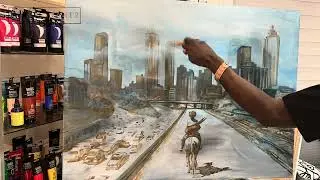 ￼ Walking dead Oil painting by Jean Esther ￼